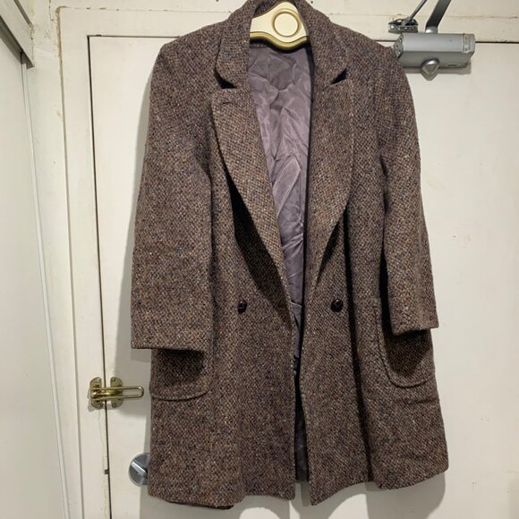 VINTAGE BONDERS DOUBLE BREAST TWEED COATS SIZE M/L - Picture 6 of 12